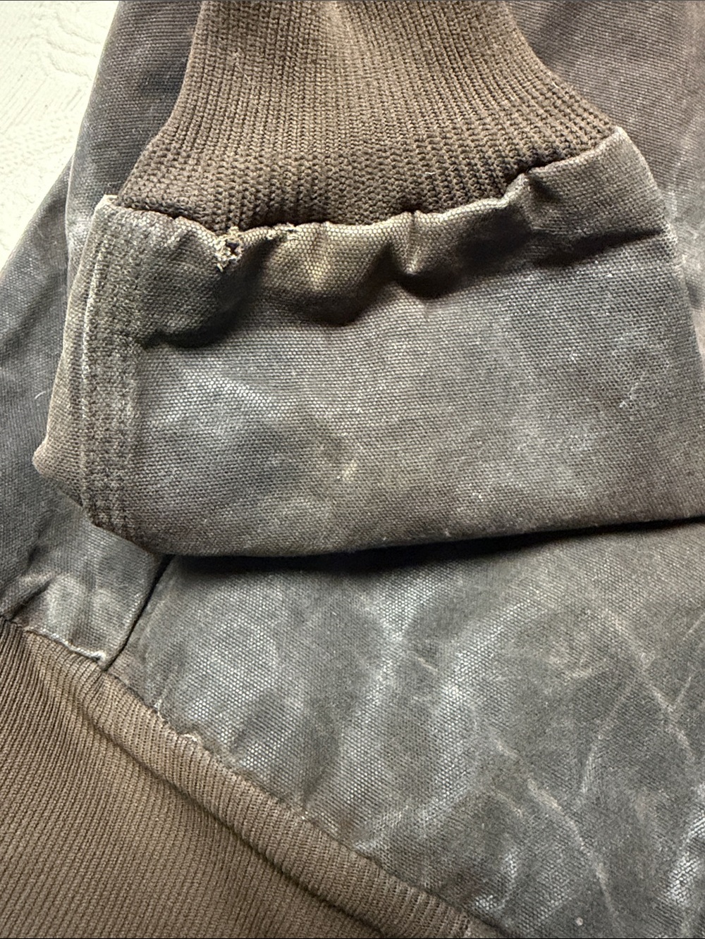 Vintage Carhartt waxed cotton work jacket L - Picture 4 of 13